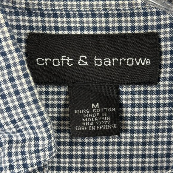 Croft & Barrow Men's Plaid Button Down Long Sleeve Casual Shirt - Picture 2 of 6
